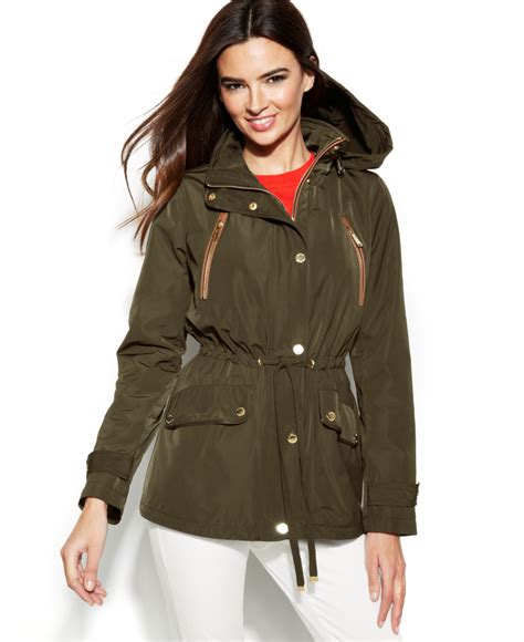 michael kors jean jacket men|Michael Kors anorak women's jacket.